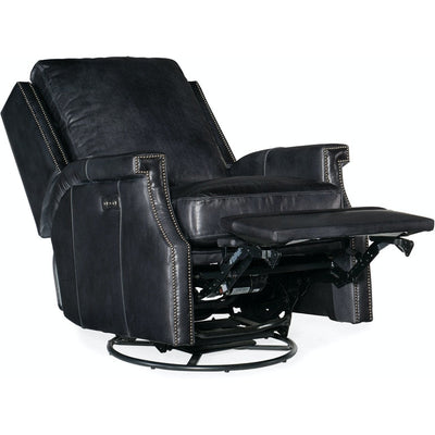 Collin PWR Swivel Glider Recliner-Hooker-HOOKER-RC379-PSWGL-048-Lounge ChairsBlack-5-France and Son