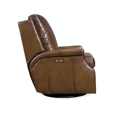 Collin PWR Swivel Glider Recliner-Hooker-HOOKER-RC379-PSWGL-048-Lounge ChairsBlack-10-France and Son