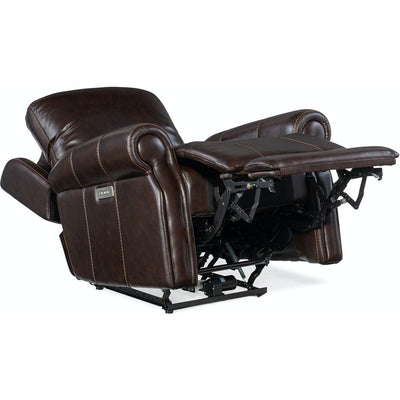 Eisley Power Recliner with Power Headrest and Lumbar-Hooker-HOOKER-RC602-PHZL-089-Lounge ChairsMaddison Walnut-5-France and Son