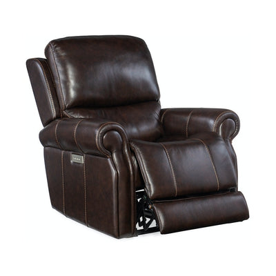 Eisley Power Recliner with Power Headrest and Lumbar-Hooker-HOOKER-RC602-PHZL-089-Lounge ChairsMaddison Walnut-7-France and Son
