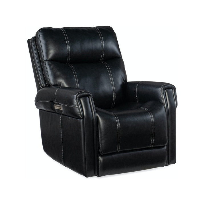 Carroll Power Recliner with Power Headrest and Lumbar-Hooker-HOOKER-RC603-PHZL-091-Lounge ChairsGrey-10-France and Son