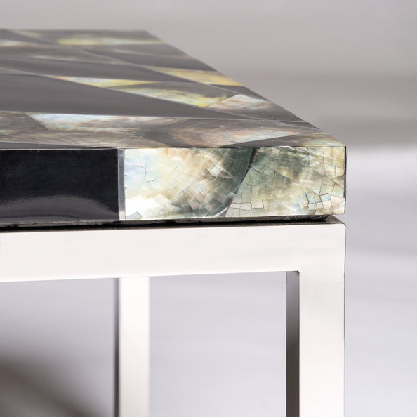 Spectra Coffee Table-Gold Leaf Design Group-GOLDL-RE9172-30-Coffee Tables-4-France and Son