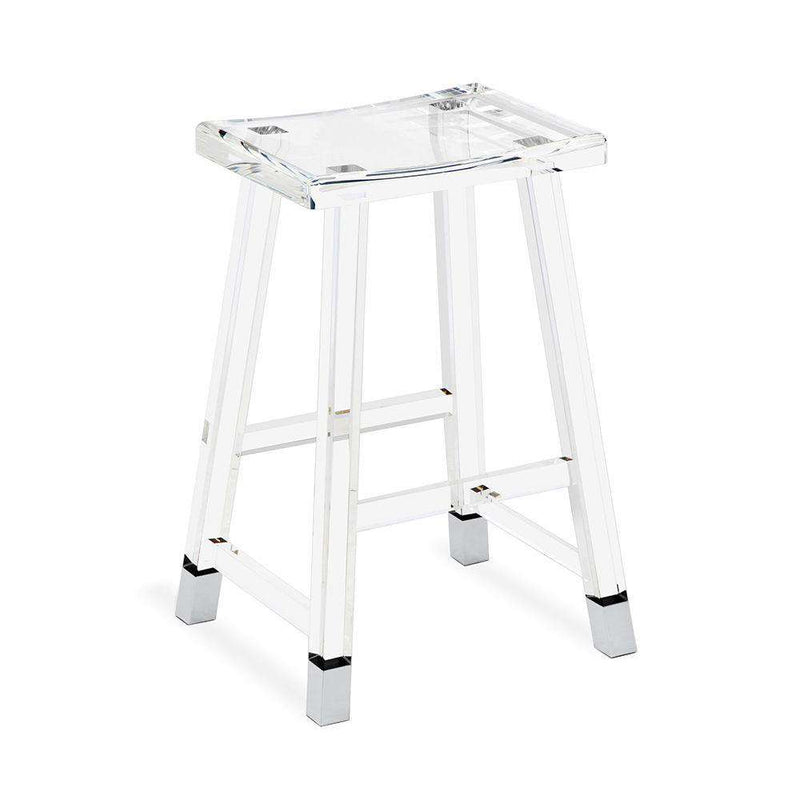 Reva Counter Stool-Interlude-INTER-145116-Bar StoolsPolished Nickel-2-France and Son