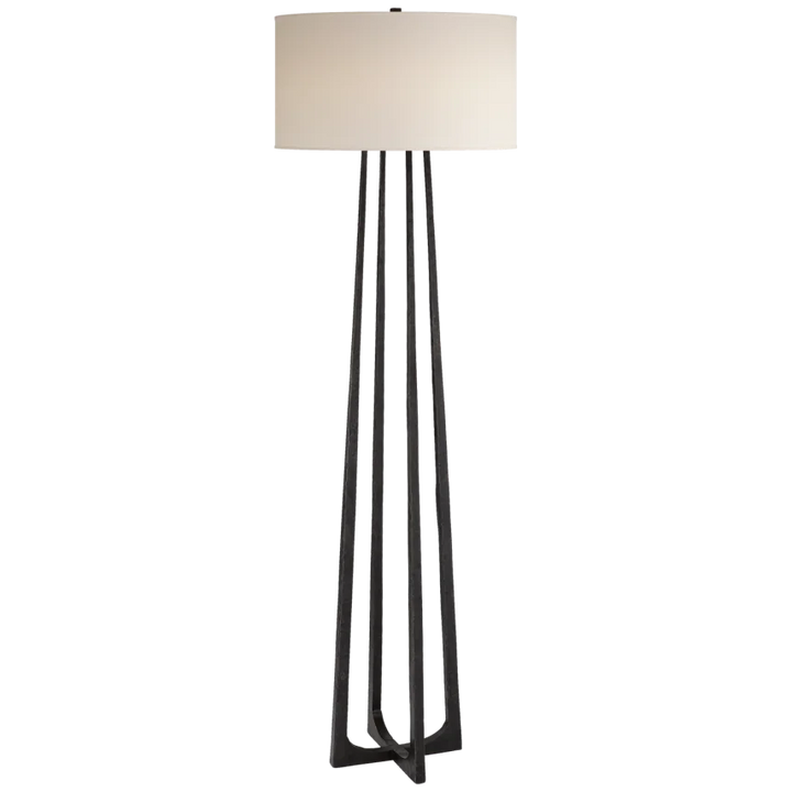 Starla Large Hand-Forged Floor Lamp-Visual Comfort-VISUAL-S 1513AI-PL-Floor LampsAged Iron-1-France and Son