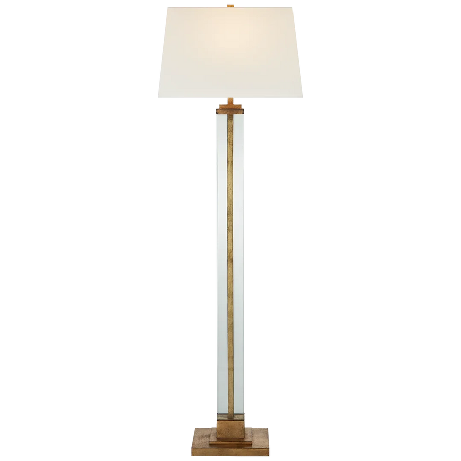 Wrighty Large Floor Lamp-Visual Comfort-VISUAL-S 1702GI-L-Floor Lamps-1-France and Son