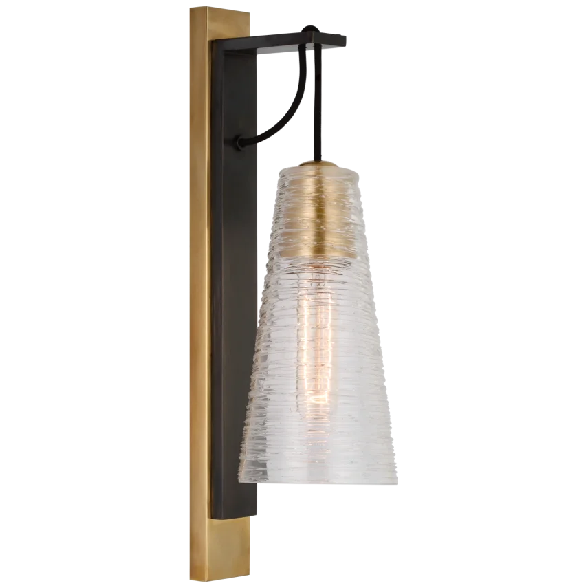 Reva Medium Conical Sconce-Visual Comfort-VISUAL-S 2348BZ/SB-CRG-Outdoor Wall Sconces-1-France and Son