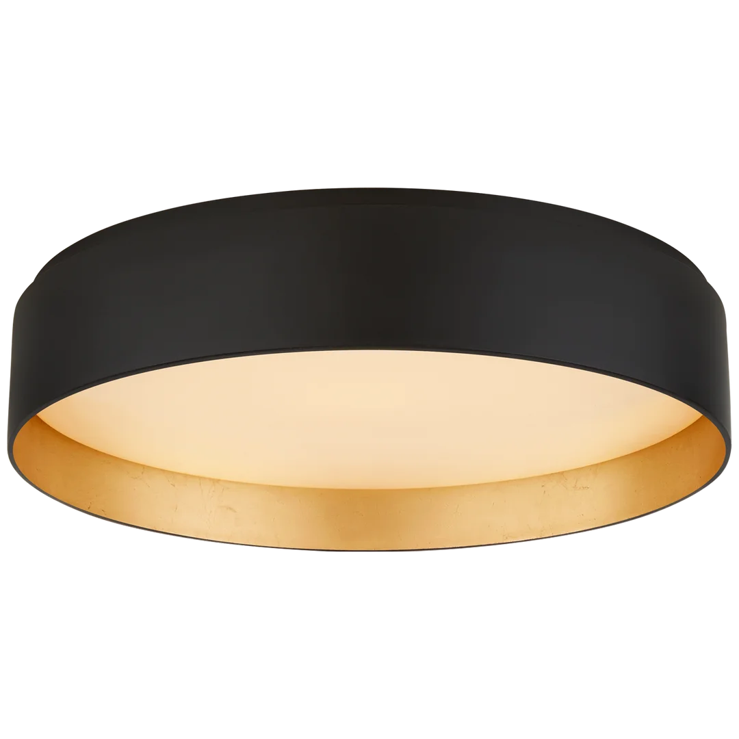 Sherly Large Flush-Visual Comfort-VISUAL-S 4043BLK-Flush MountsMatte Black-1-France and Son