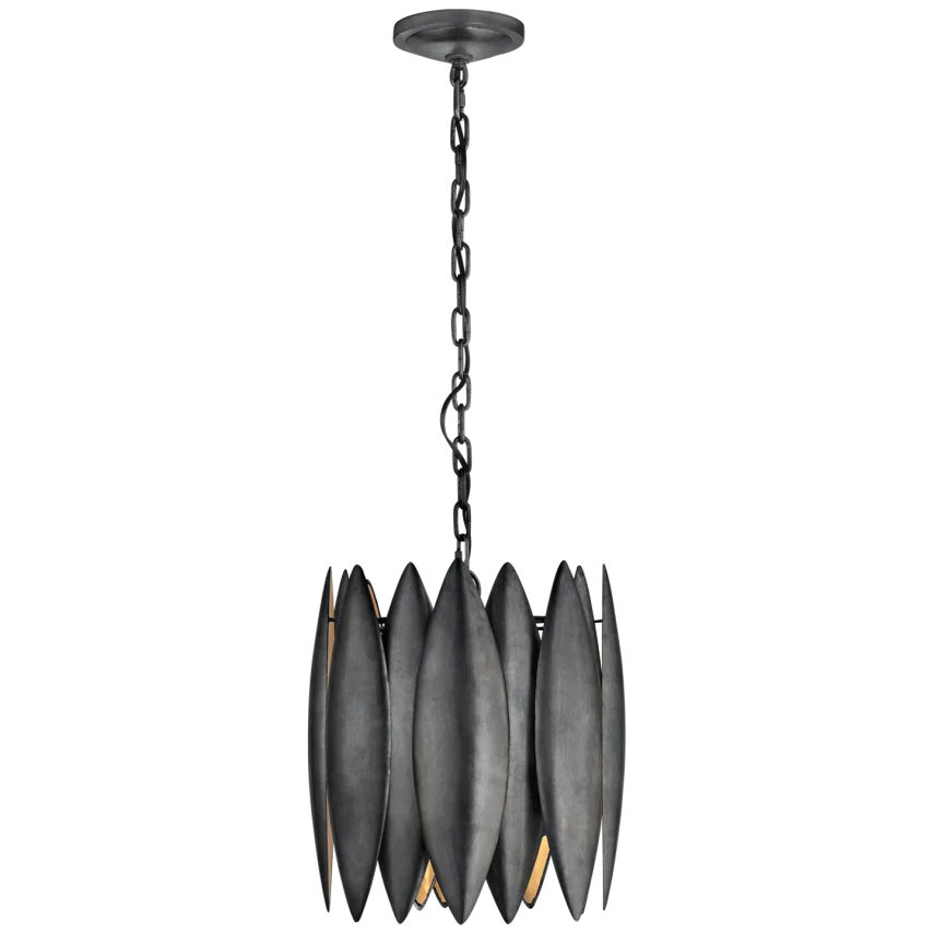 Harry Small Chandelier-Visual Comfort-VISUAL-S 5047AI-PendantsAged Iron-1-France and Son