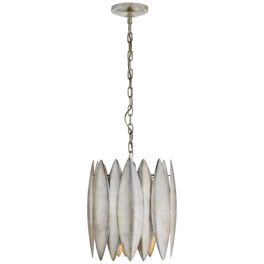 Harry Small Chandelier-Visual Comfort-VISUAL-S 5047BSL-PendantsBurnished Silver Leaf-2-France and Son