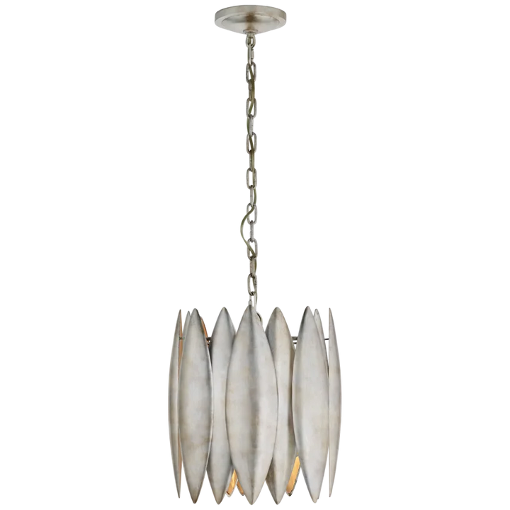 Harry Small Chandelier-Visual Comfort-VISUAL-S 5047BSL-PendantsBurnished Silver Leaf-2-France and Son