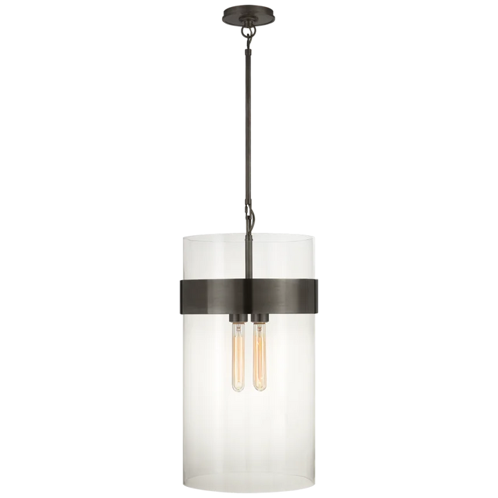 Predo Medium Pendant-Visual Comfort-VISUAL-S 5674BZ-CG-PendantsBronze-1-France and Son