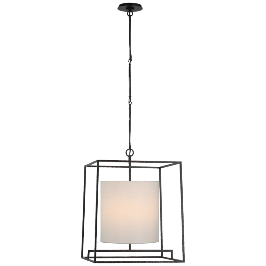 Tanboy Medium Lantern-Visual Comfort-VISUAL-S 5742AI-L-Pendants-1-France and Son