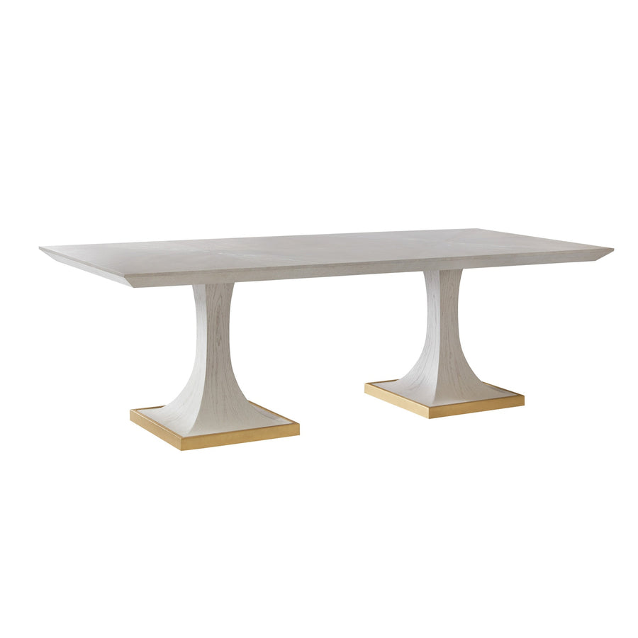 Windward Dbl Ped Dining Table-Somerset Bay Home-SBH-SBT521-Dining Tables-1-France and Son