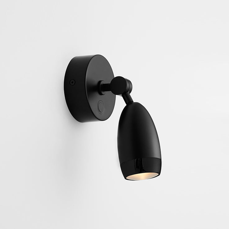Dawn Wall Sconce-Seed Design-SEED-SLD-61WRTE-BK-Outdoor Wall SconcesShiny Black-1-France and Son