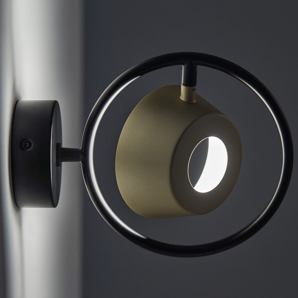 OLO Ring Wall/Ceiling Light-Seed Design-SEED-SLD-130CW-BK-Wall LightingShiny Black-2-France and Son
