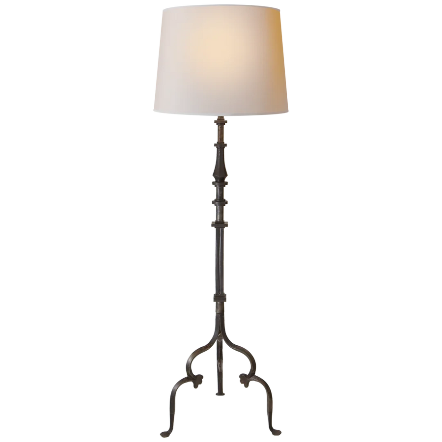 Madie Floor Lamp-Visual Comfort-VISUAL-SK 1505AI-NP-Floor LampsAged Iron-1-France and Son