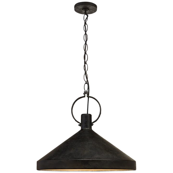 Liam Grande Pendant-Visual Comfort-VISUAL-SK 5364NR-AI-PendantsNatural Rust-Aged Iron-1-France and Son