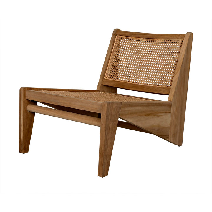 Udine Chair With Caning - Teak-Noir-NOIR-SOF273T-Lounge Chairs-6-France and Son