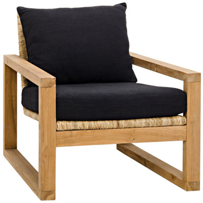 Martin Chair, Teak-Noir-NOIR-SOF284T-Lounge Chairs-1-France and Son