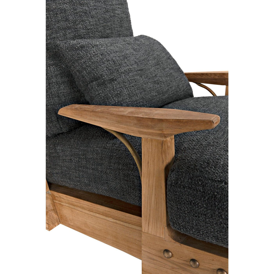 Baruzzi Chair, Teak-Noir-NOIR-SOF327-GREY-Lounge Chairs-4-France and Son