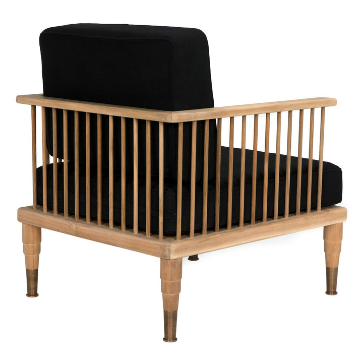 Murphy Chair - Teak-Noir-NOIR-SOF328T-Lounge Chairs-4-France and Son