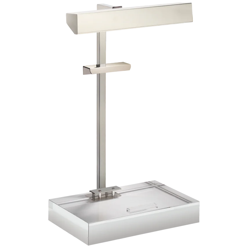 Meyden Easel Light-Visual Comfort-VISUAL-SP 3041PN-Table LampsPolished Nickel-2-France and Son