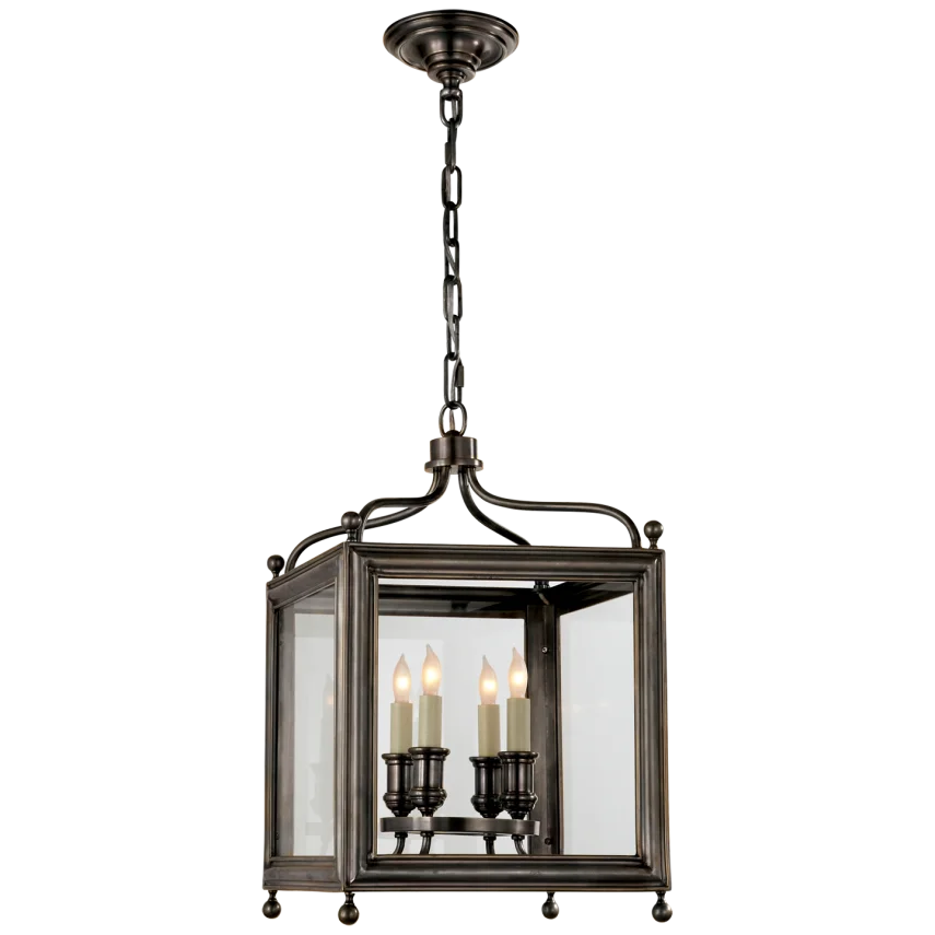 George Small Lantern-Visual Comfort-VISUAL-SP 5001BZ-PendantsBronze-1-France and Son