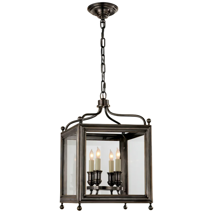 George Small Lantern-Visual Comfort-VISUAL-SP 5001BZ-PendantsBronze-1-France and Son