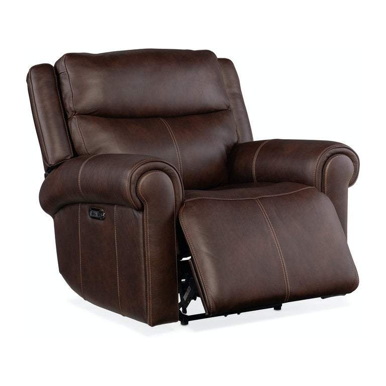 Oberon Zero Gravity Recliner with Power Headrest-Hooker-HOOKER-SS103-PHZ1-087-Lounge ChairsWalnut-7-France and Son