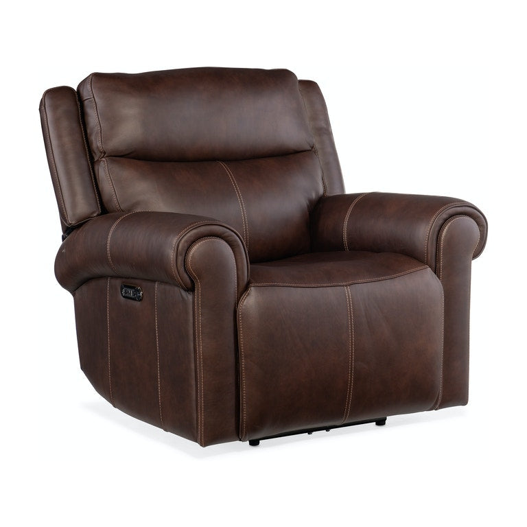 Oberon Zero Gravity Recliner with Power Headrest-Hooker-HOOKER-SS103-PHZ1-087-Lounge ChairsWalnut-1-France and Son