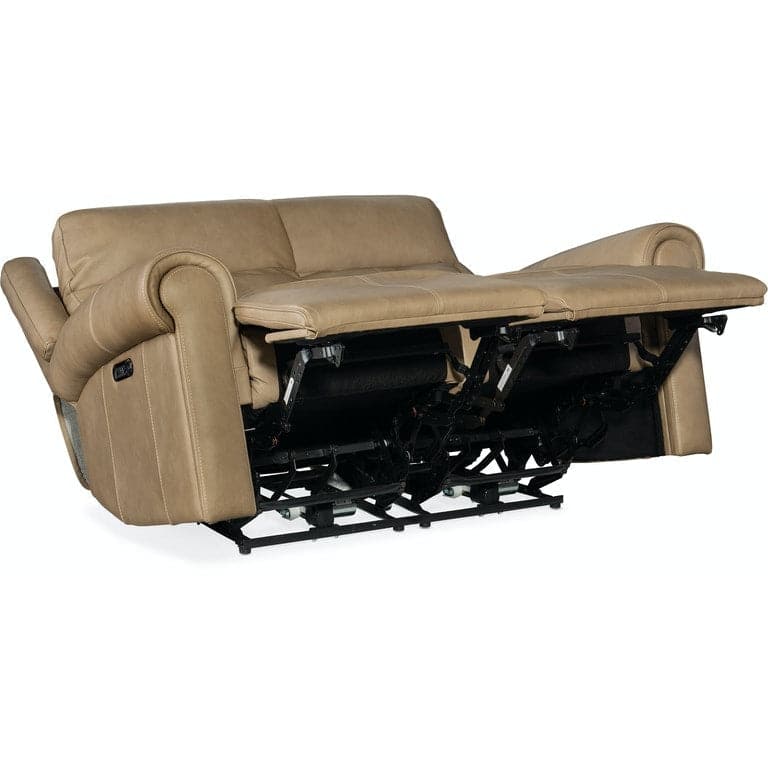 Oberon Zero Gravity Power Loveseat with Power Headrest-Hooker-HOOKER-SS103-PHZ2-087-SofasBrown-4-France and Son