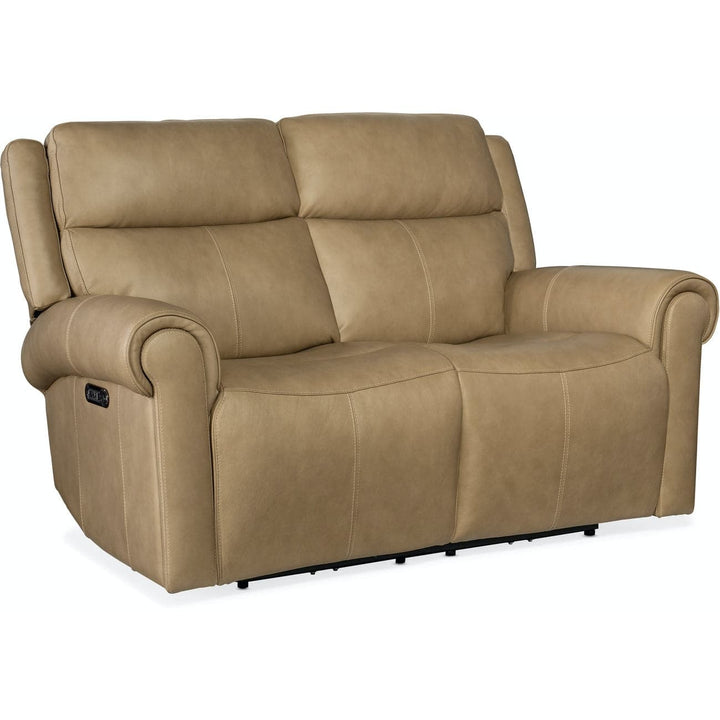 Oberon Zero Gravity Power Loveseat with Power Headrest-Hooker-HOOKER-SS103-PHZ2-080-SofasNatural-2-France and Son