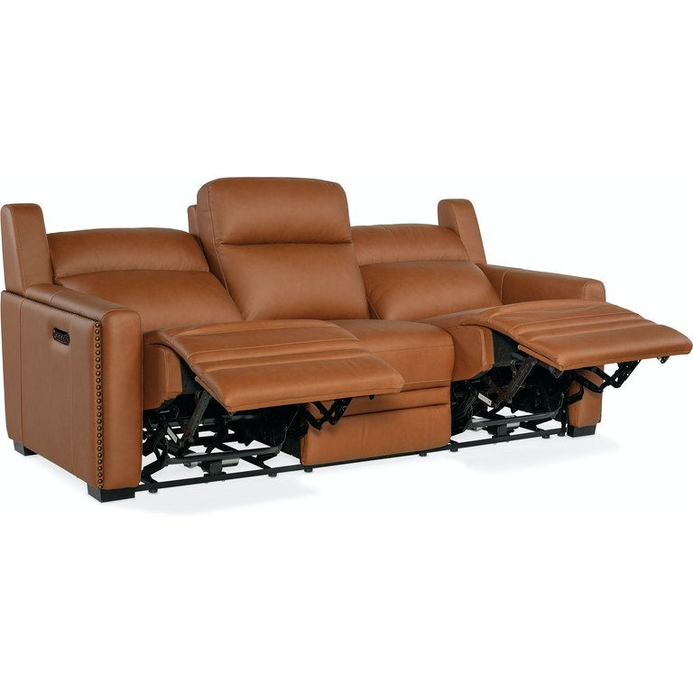 McKinley Power Sofa with Power Headrest & Lumbar-Hooker-HOOKER-SS105-PHL3-095-SofasGrey-6-France and Son