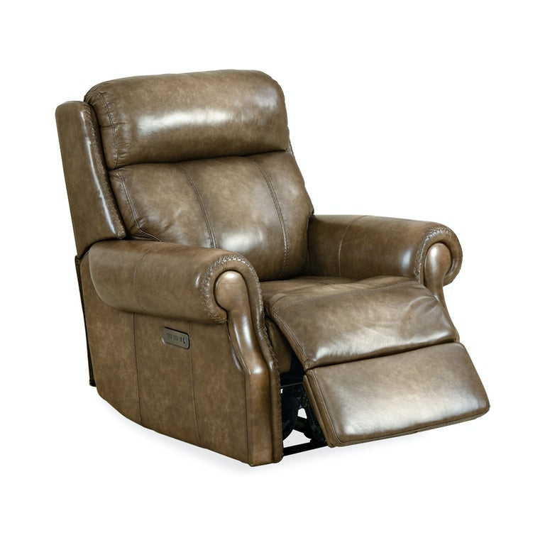 Brooks PWR Recliner w/PWR Headrest-Hooker-HOOKER-SS316-PH1-083-Lounge Chairs-3-France and Son