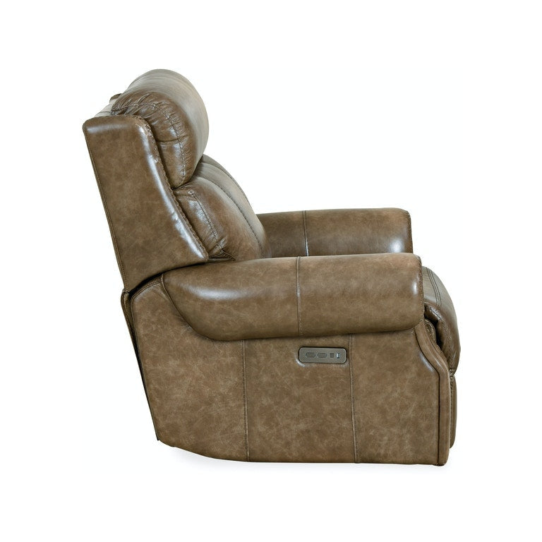 Brooks PWR Recliner w/PWR Headrest-Hooker-HOOKER-SS316-PH1-083-Lounge Chairs-4-France and Son
