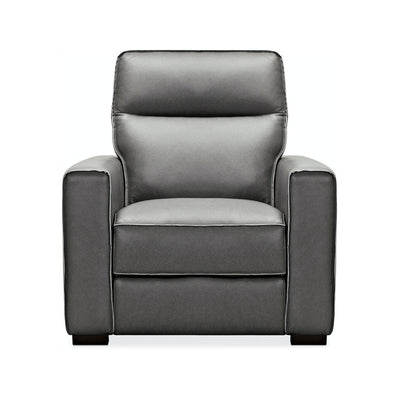 Braeburn Leather Recliner w/PWR Headrest-Hooker-HOOKER-SS552-PH1-097-Lounge Chairs-4-France and Son