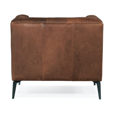 Nicolla Leather Stationary Chair-Hooker-HOOKER-SS637-01-089-Lounge Chairs-3-France and Son
