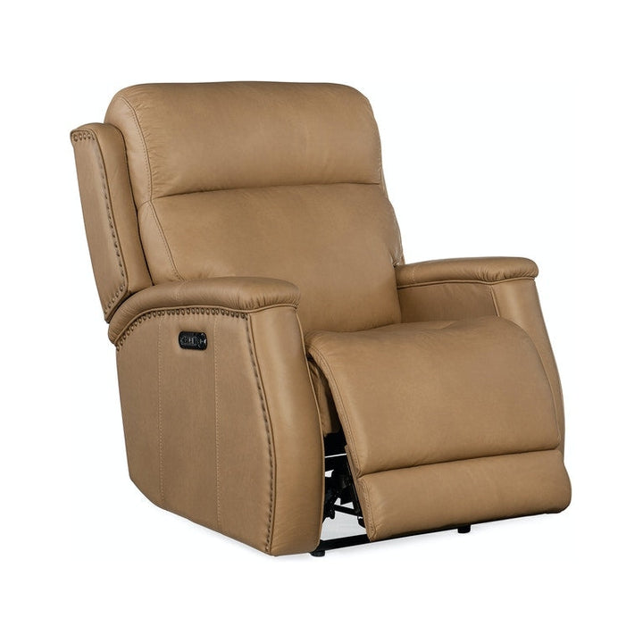 Rhea Zero Gravity Power Recliner with Power Headrest-Hooker-HOOKER-SS703-PHZ1-080-Lounge ChairsBrown-7-France and Son