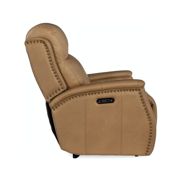 Rhea Zero Gravity Power Recliner with Power Headrest-Hooker-HOOKER-SS703-PHZ1-080-Lounge ChairsBrown-9-France and Son