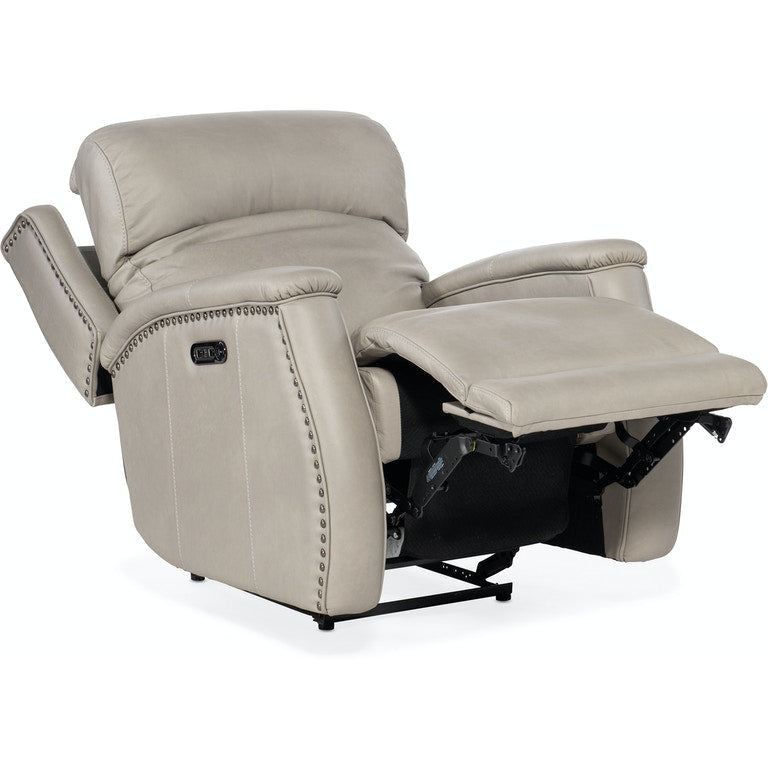 Rhea Zero Gravity Power Recliner with Power Headrest-Hooker-HOOKER-SS703-PHZ1-080-Lounge ChairsBrown-6-France and Son