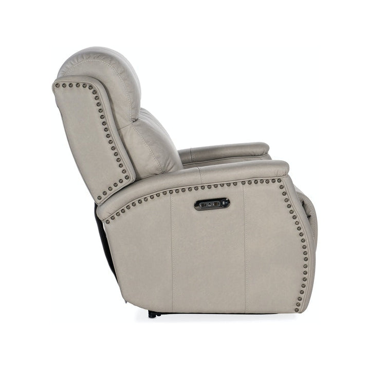 Rhea Zero Gravity Power Recliner with Power Headrest-Hooker-HOOKER-SS703-PHZ1-080-Lounge ChairsBrown-10-France and Son