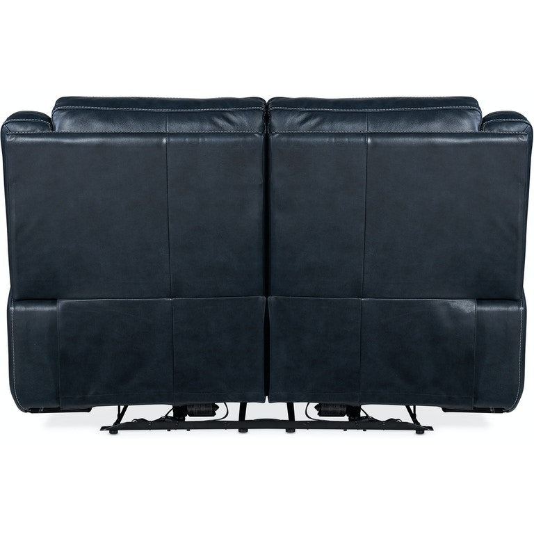 Montel Lay Flat Power Loveseat with Power Headrest & Lumbar-Hooker-HOOKER-SS705-PHL2-047-Lounge ChairsBlack-3-France and Son