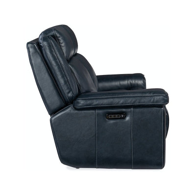 Montel Lay Flat Power Loveseat with Power Headrest & Lumbar-Hooker-HOOKER-SS705-PHL2-047-Lounge ChairsBlack-9-France and Son