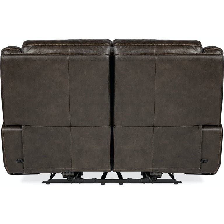 Montel Lay Flat Power Loveseat with Power Headrest & Lumbar-Hooker-HOOKER-SS705-PHL2-047-Lounge ChairsBlack-4-France and Son