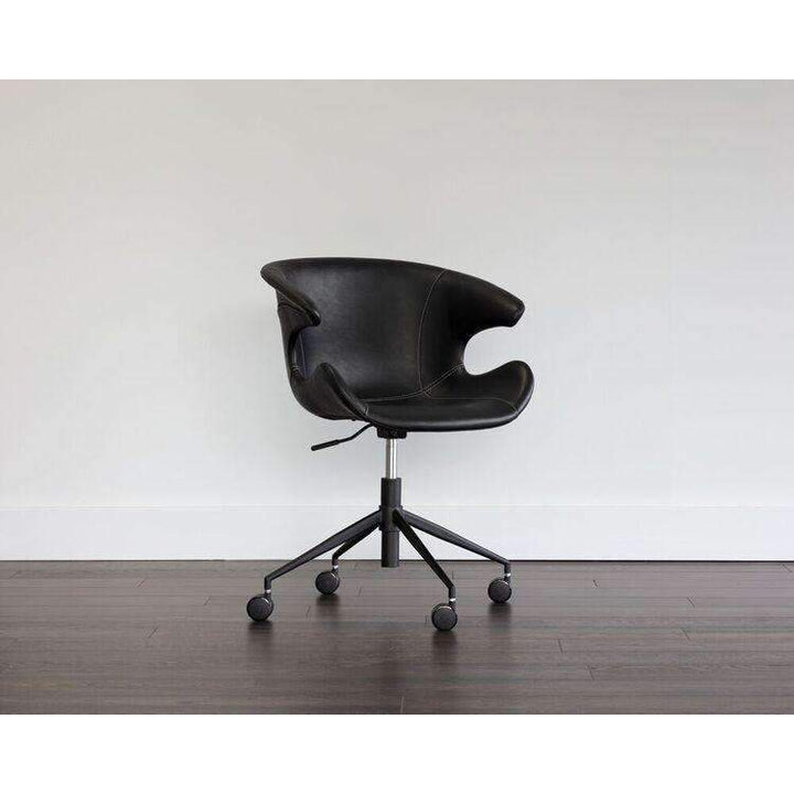 Kash Office Chair-Sunpan-SUNPAN-103840-Task ChairsBrown-14-France and Son