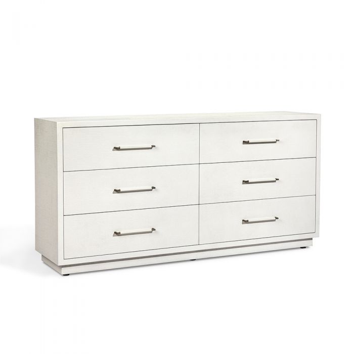 Taylor 6 Drawer Chest - White-Interlude-INTER-188134-Dressers-1-France and Son