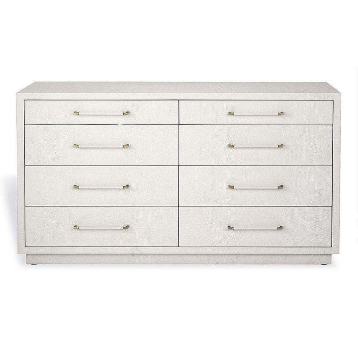 Taylor 8 Drawer Chest-Interlude-INTER-188075-DressersLight Grey / Antique Brass-4-France and Son