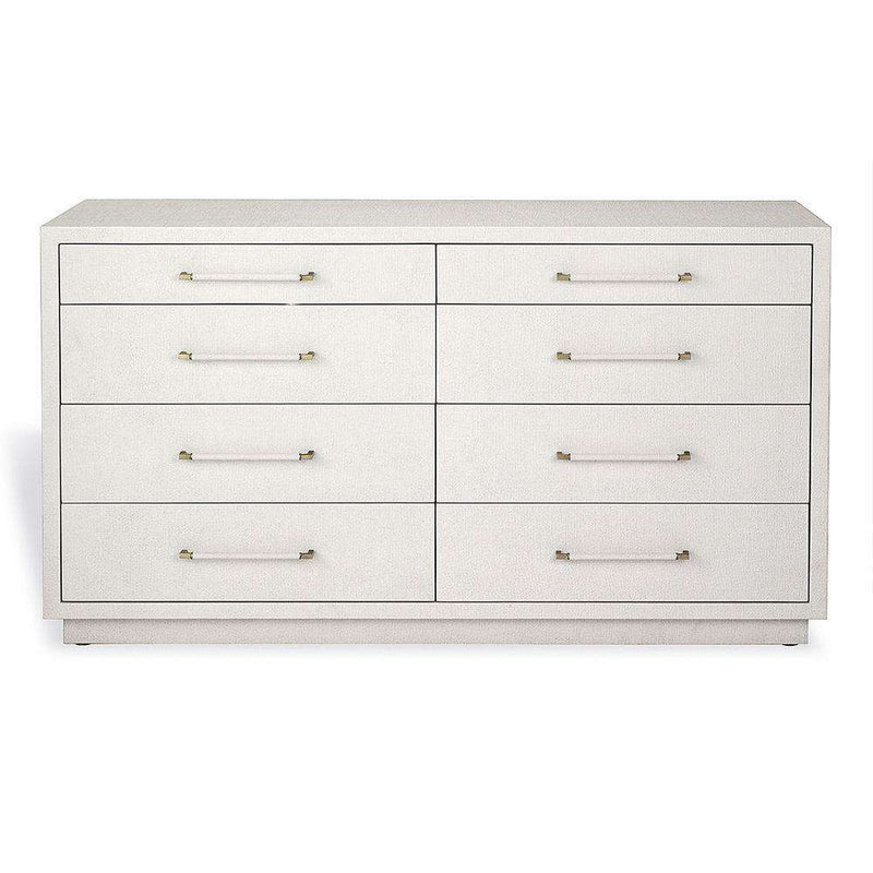 Taylor 8 Drawer Chest-Interlude-INTER-188075-DressersLight Grey / Antique Brass-4-France and Son