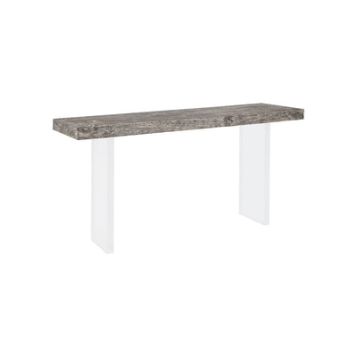Floating Chamcha Wood Console Table-Phillips Collection-PHIL-TH100570-Console TablesType A-Grey Stone-5-France and Son