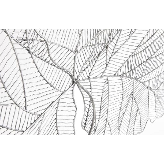 Tri Leaf Wall Art-Phillips Collection-PHIL-TH100855-Wall ArtSilver/Black-Small-7-France and Son